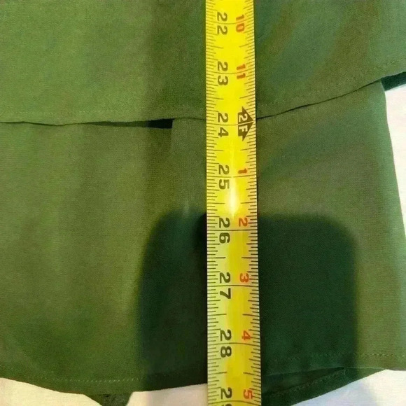 Michael Kors Green Long Sleeve Sheer Blouse (Size 2XL) - Picture 10 of 10